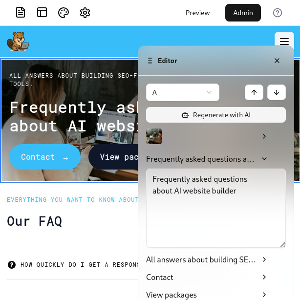 Al Website Builder